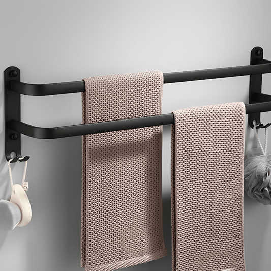 Sovere Wall-Mounted Aluminium Towel Rack with Rotating Bars for Efficient Towel Storage 0