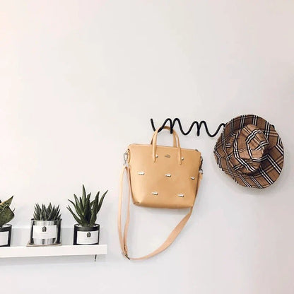 Sovere Wall Mounted Coat Rack with Multi-Hook Design for Coats and Bags, Stylish Organizer 2