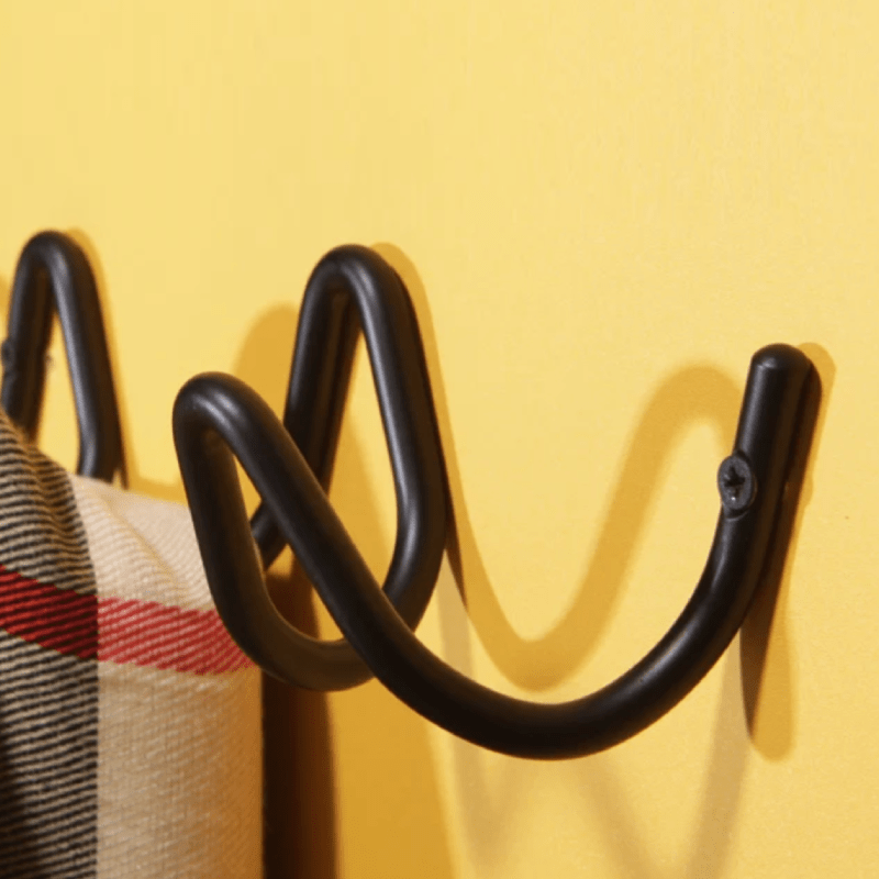 Sovere Wall Mounted Coat Rack with Multi-Hook Design for Coats and Bags, Stylish Organizer 4