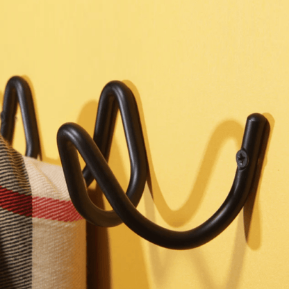 Sovere Wall Mounted Coat Rack with Multi-Hook Design for Coats and Bags, Stylish Organizer 4