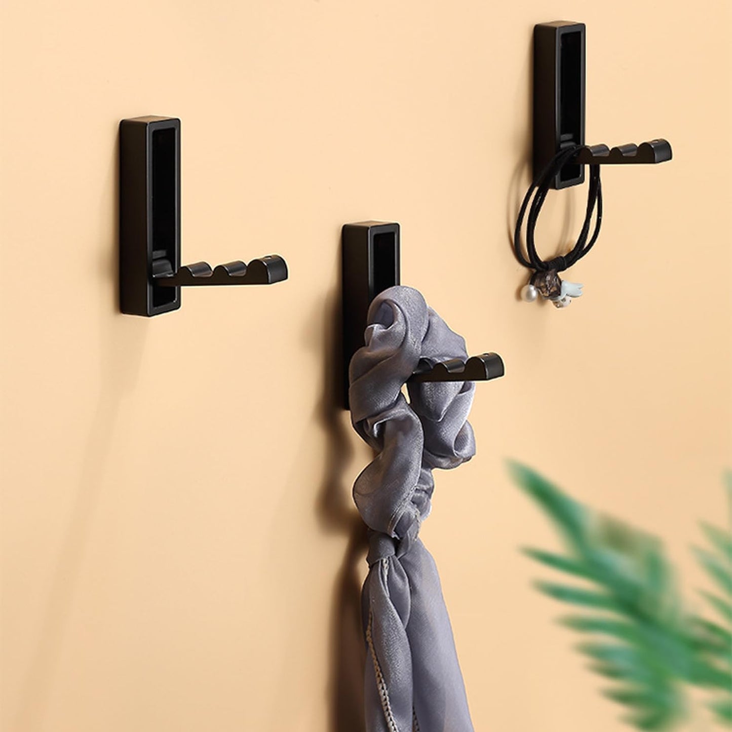 Sovere Zinc Alloy Coat Hook - 90° Rotating Wall Hooks for Space-Saving Organization 1