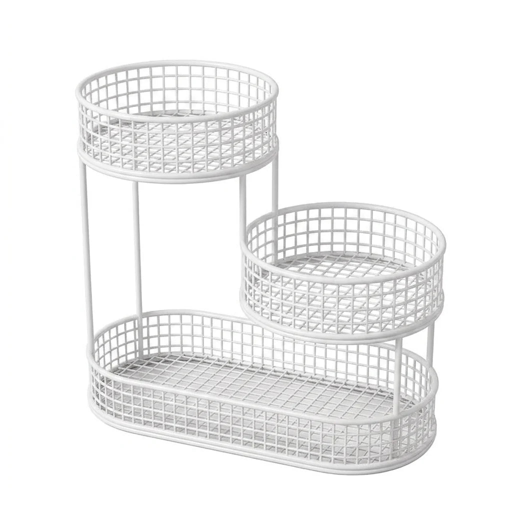 Stainless Steel Fruit Basket Stand Multi-Tier Kitchen & Dining Table Organizer 4
