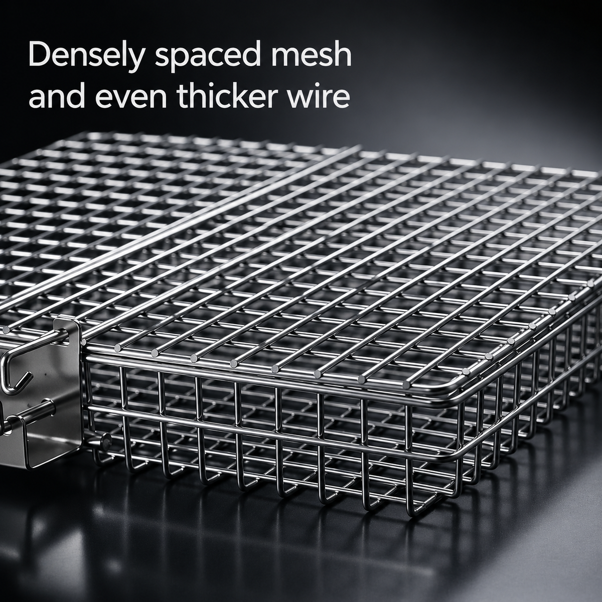 Stainless Steel Grill Basket – Wire Rack for Fish and Vegetables on the Barbecue 2