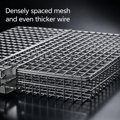 Stainless Steel Grill Basket – Wire Rack for Fish and Vegetables on the Barbecue 2