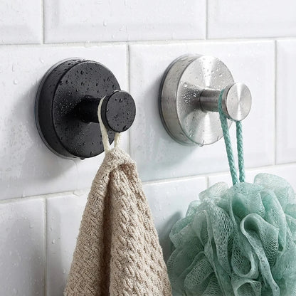 Suction Hooks Stainless Steel 6x6 cm No Drill 4 Pack 4