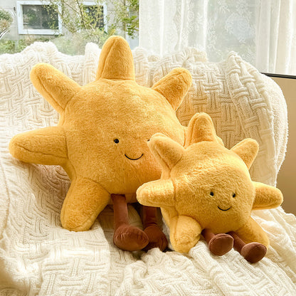 Sun and Moon Plush Pillow – Soft Velvet Cushion for Bedroom & Nursery Decor 3