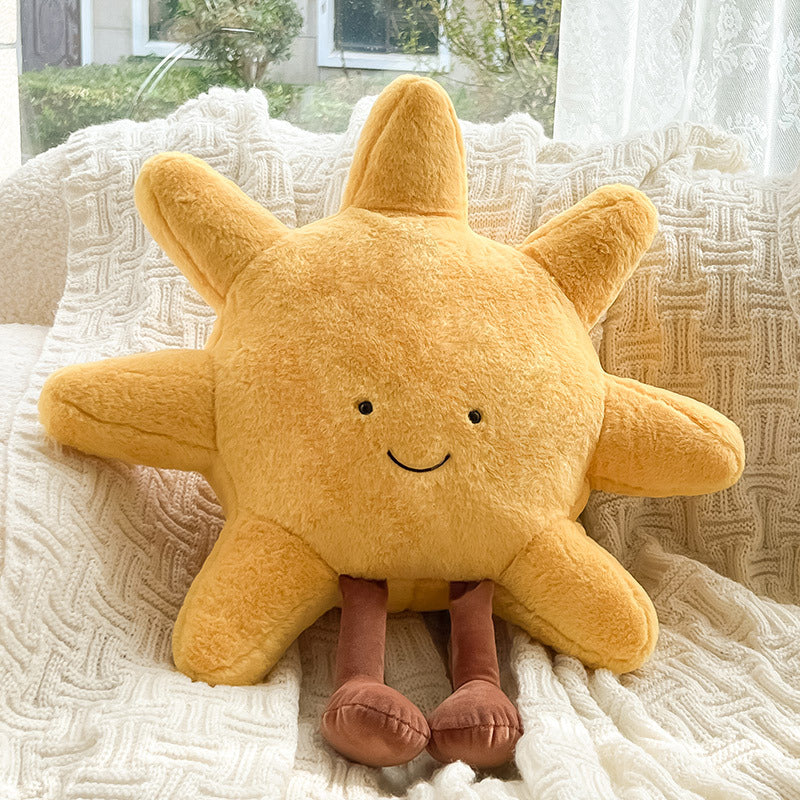 Sun and Moon Plush Pillow – Soft Velvet Cushion for Bedroom & Nursery Decor 6