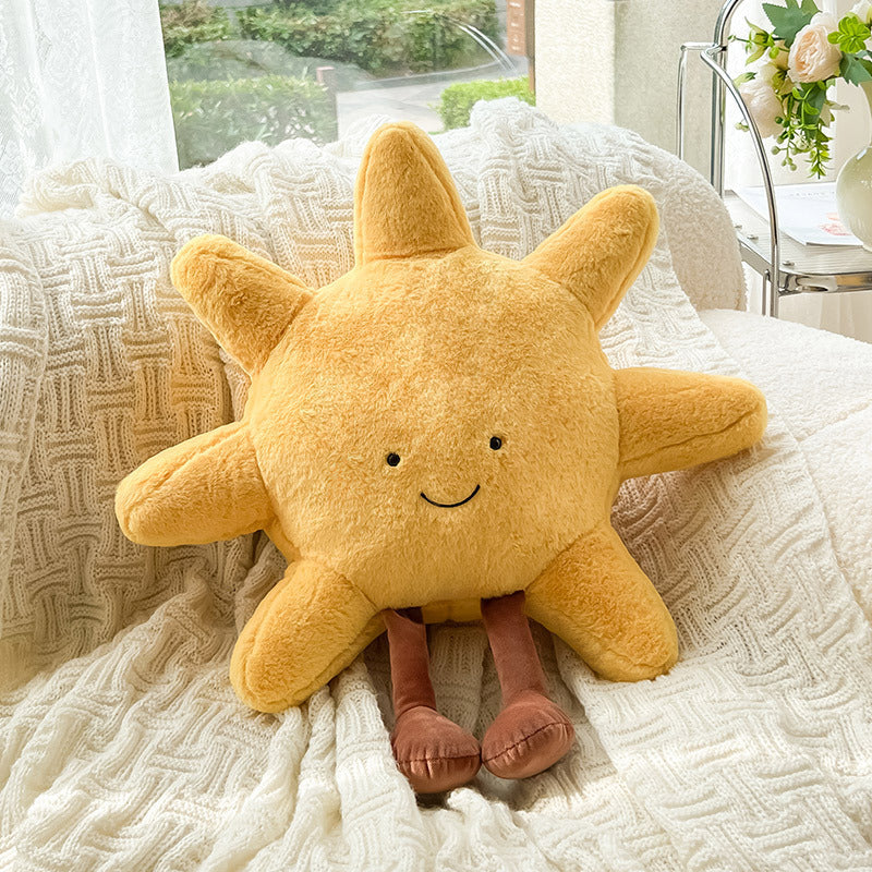 Sun and Moon Plush Pillow – Soft Velvet Cushion for Bedroom & Nursery Decor 7