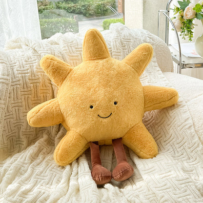 Sun and Moon Plush Pillow – Soft Velvet Cushion for Bedroom & Nursery Decor 7