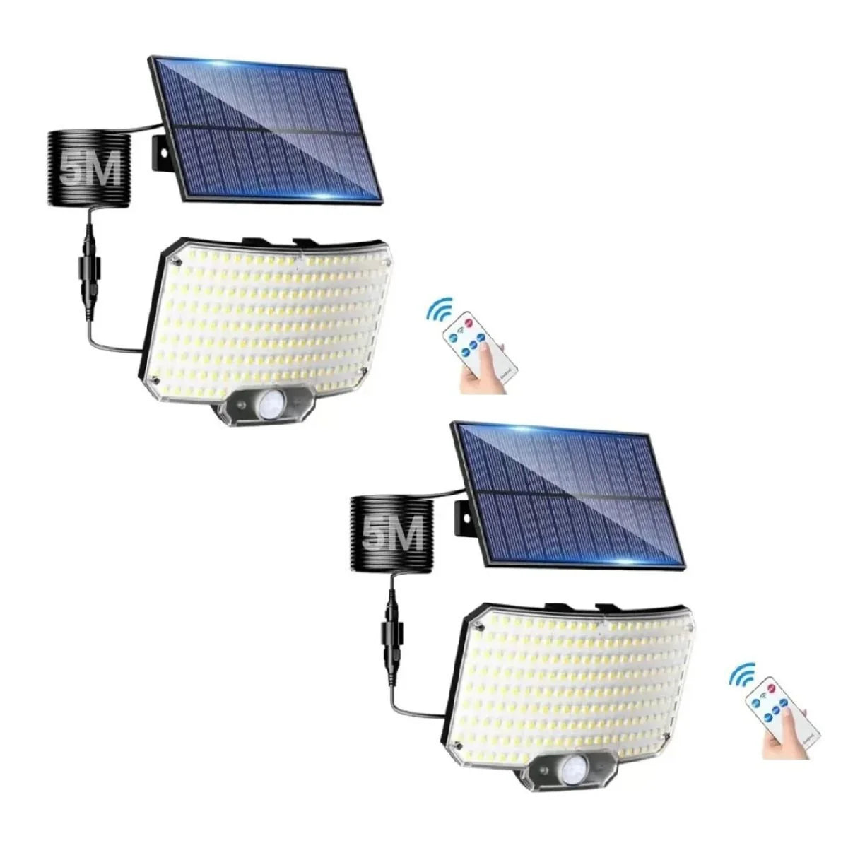 Super Bright Solar Outdoor Wall Light with Motion Sensor IP65 & 3 Lighting Modes 2
