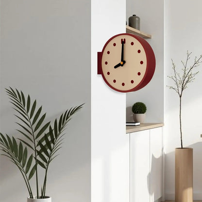 The Edge Clock | Minimalist Double-Sided Corner Clock 0