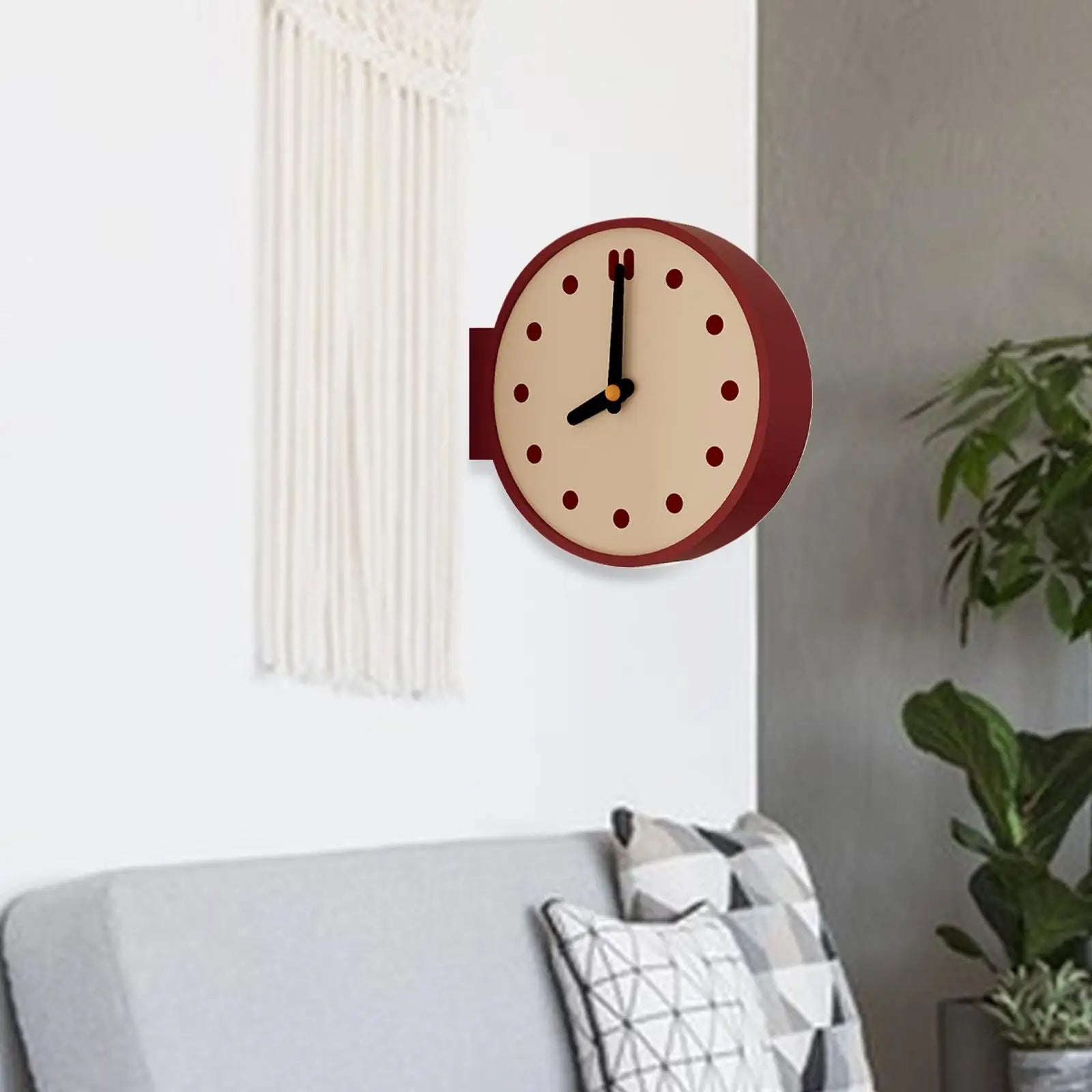 The Edge Clock | Minimalist Double-Sided Corner Clock 1