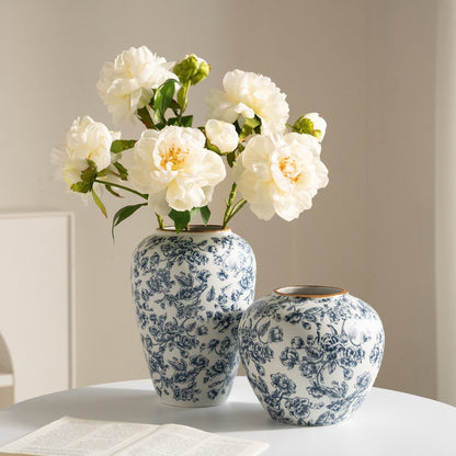 "The Willow Garden" Collection | Blue & White Chinoiserie Vases 4