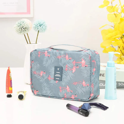Toiletry Bag with Hanging System and Waterproof Exterior Perfect Organizer for Travel Toiletries | Sansoti 12