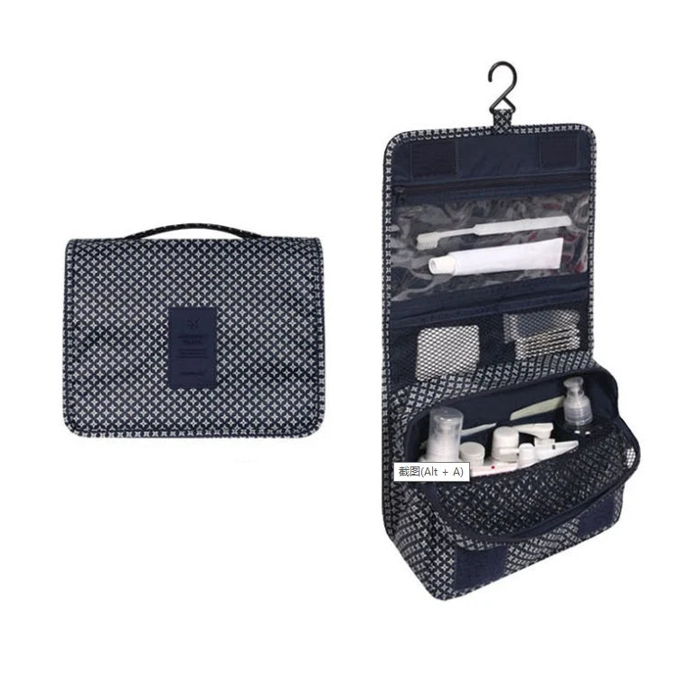 Toiletry Bag with Hanging System and Waterproof Exterior Perfect Organizer for Travel Toiletries | Sansoti 15