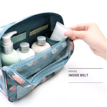 Toiletry Bag with Hanging System and Waterproof Exterior Perfect Organizer for Travel Toiletries | Sansoti 2