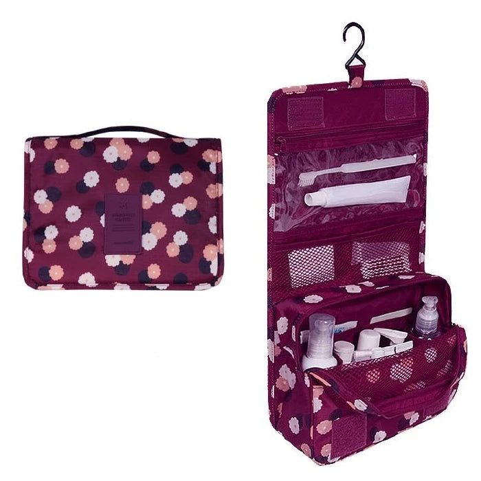 Toiletry Bag with Hanging System and Waterproof Exterior Perfect Organizer for Travel Toiletries | Sansoti 7