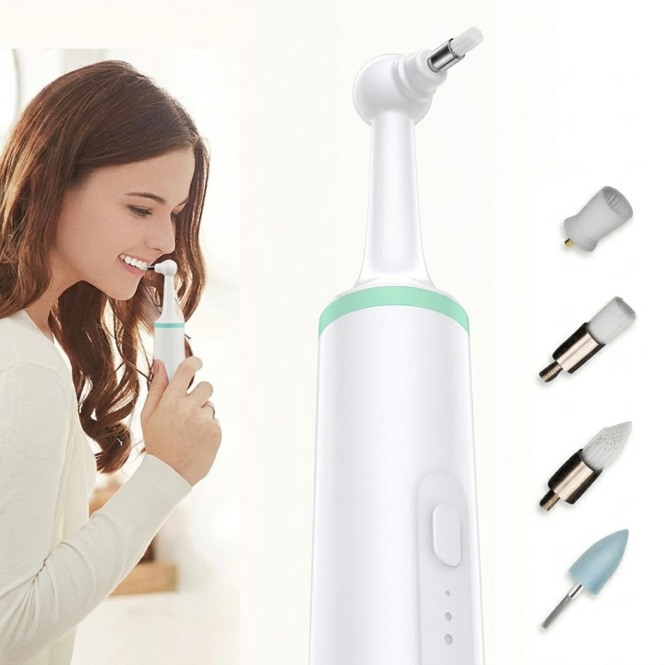 Tooth Scraper & Plaque Remover | Ergonomic Grip | Tartar Removal | Compact | White 0