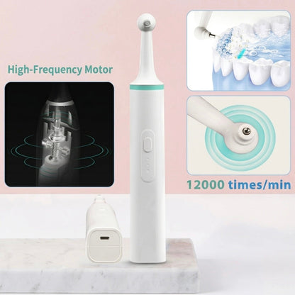 Tooth Scraper & Plaque Remover | Ergonomic Grip | Tartar Removal | Compact | White 5