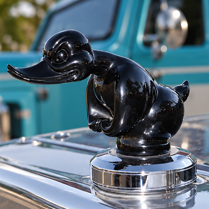 Royeva Chrome Duck Hood Ornament-20cm Car Mascot Figure