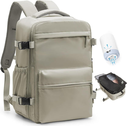 Travel Backpack | Vacuum Compression | Water-Repellent Oxford | Laptop up to 17" | USB Pump Included 3