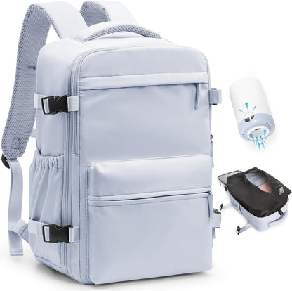Travel Backpack | Vacuum Compression | Water-Repellent Oxford | Laptop up to 17" | USB Pump Included 4