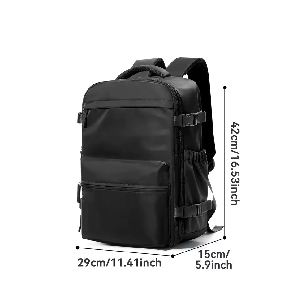 Travel Backpack | Vacuum Compression | Water-Repellent Oxford | Laptop up to 17" | USB Pump Included 7
