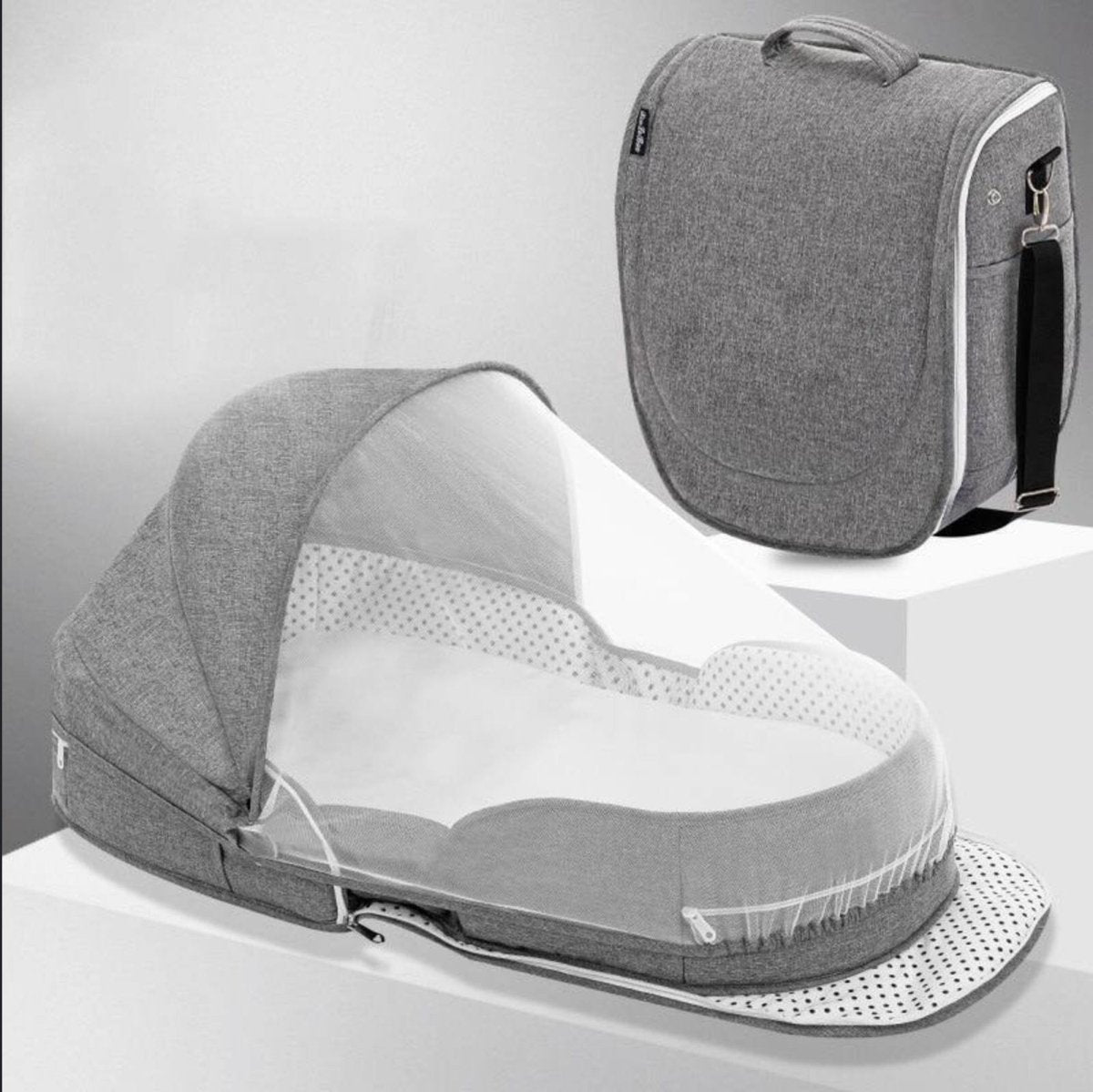 Travel Mosquito Baby Bed | Breathable Mesh Canopy | Pop-Up | Foldable | Indoor & Outdoor 5