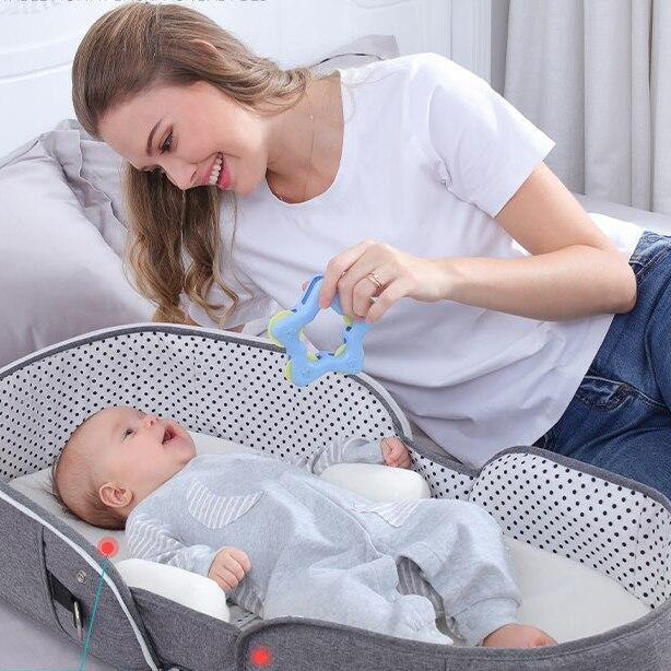 Travel Mosquito Baby Bed | Breathable Mesh Canopy | Pop-Up | Foldable | Indoor & Outdoor 6