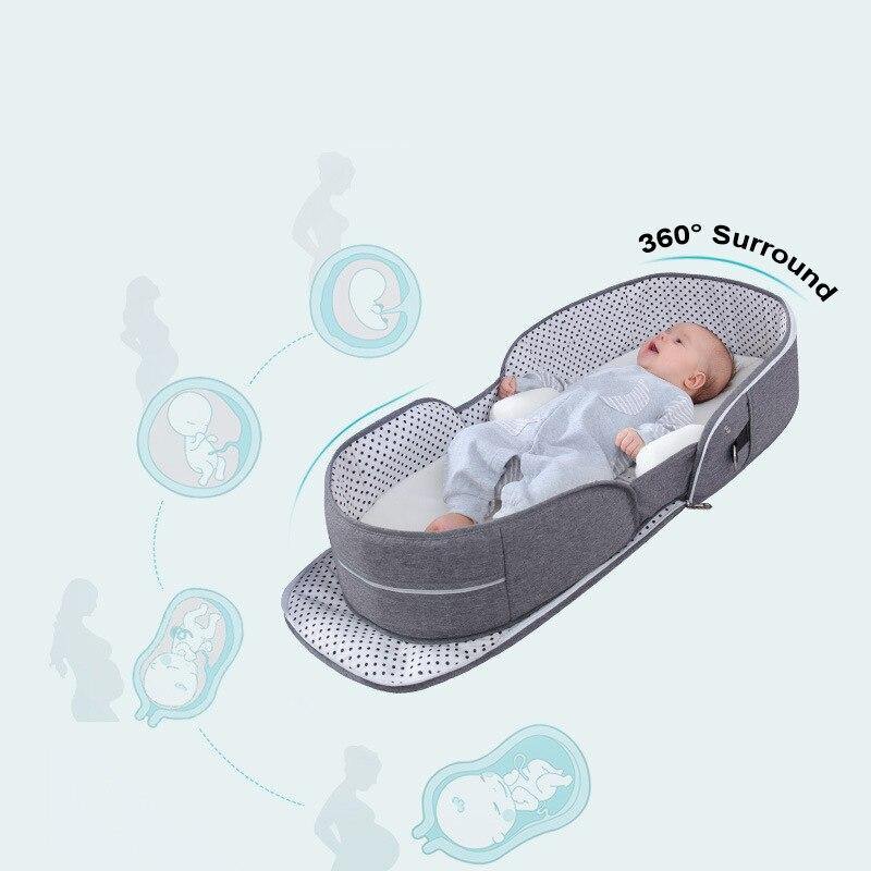 Travel Mosquito Baby Bed | Breathable Mesh Canopy | Pop-Up | Foldable | Indoor & Outdoor 8