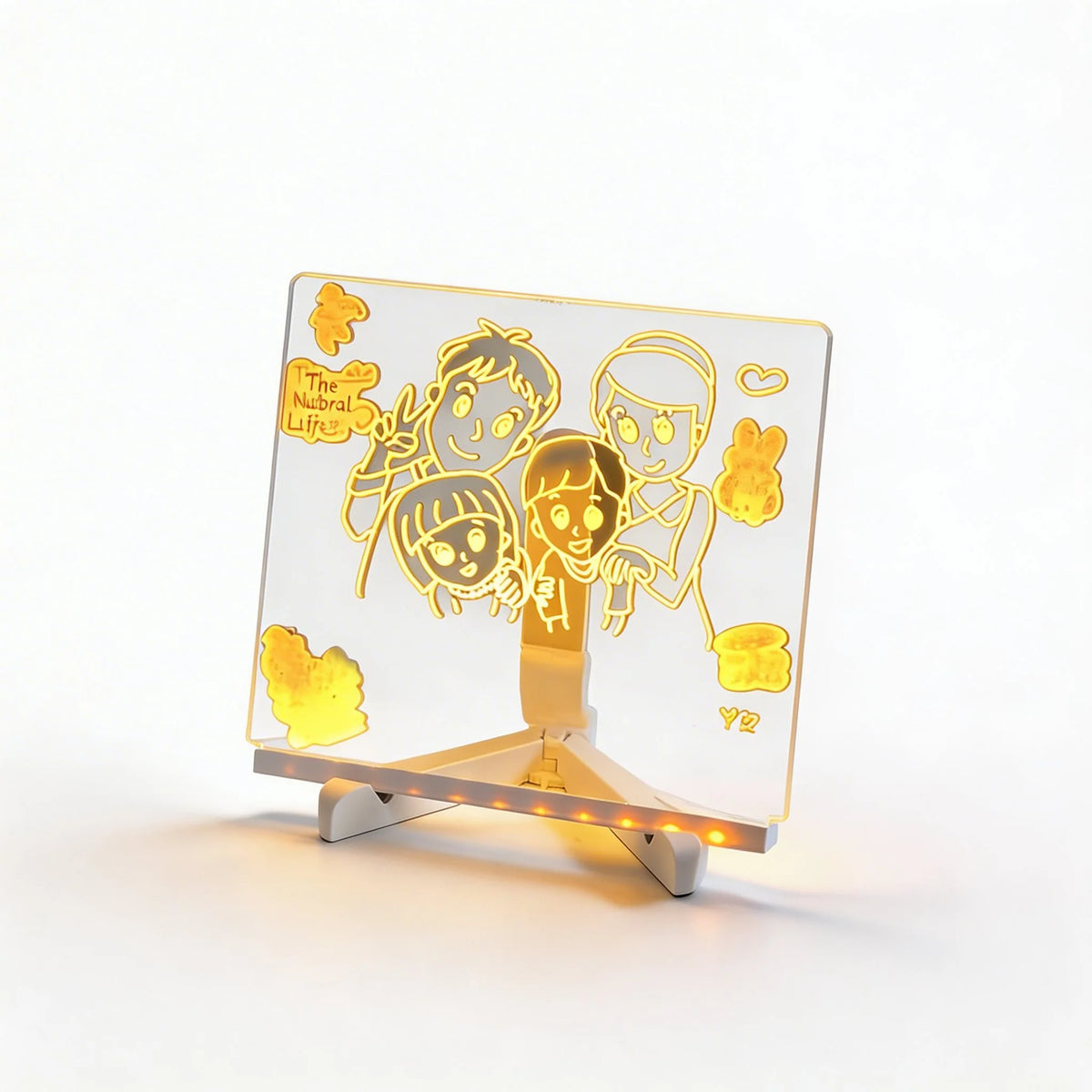 Vibrant Modern LED Writable Message Board Table Lamp 2