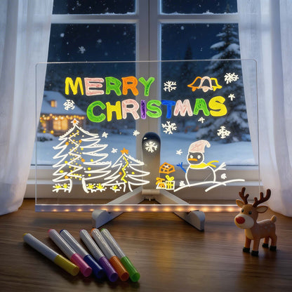Vibrant Modern LED Writable Message Board Table Lamp 3