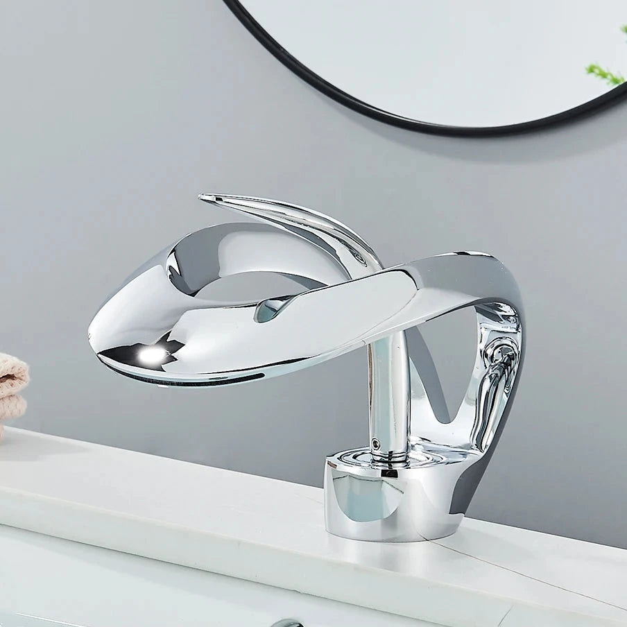 Waterfall Basin Mixer Tap - Flowarc 3
