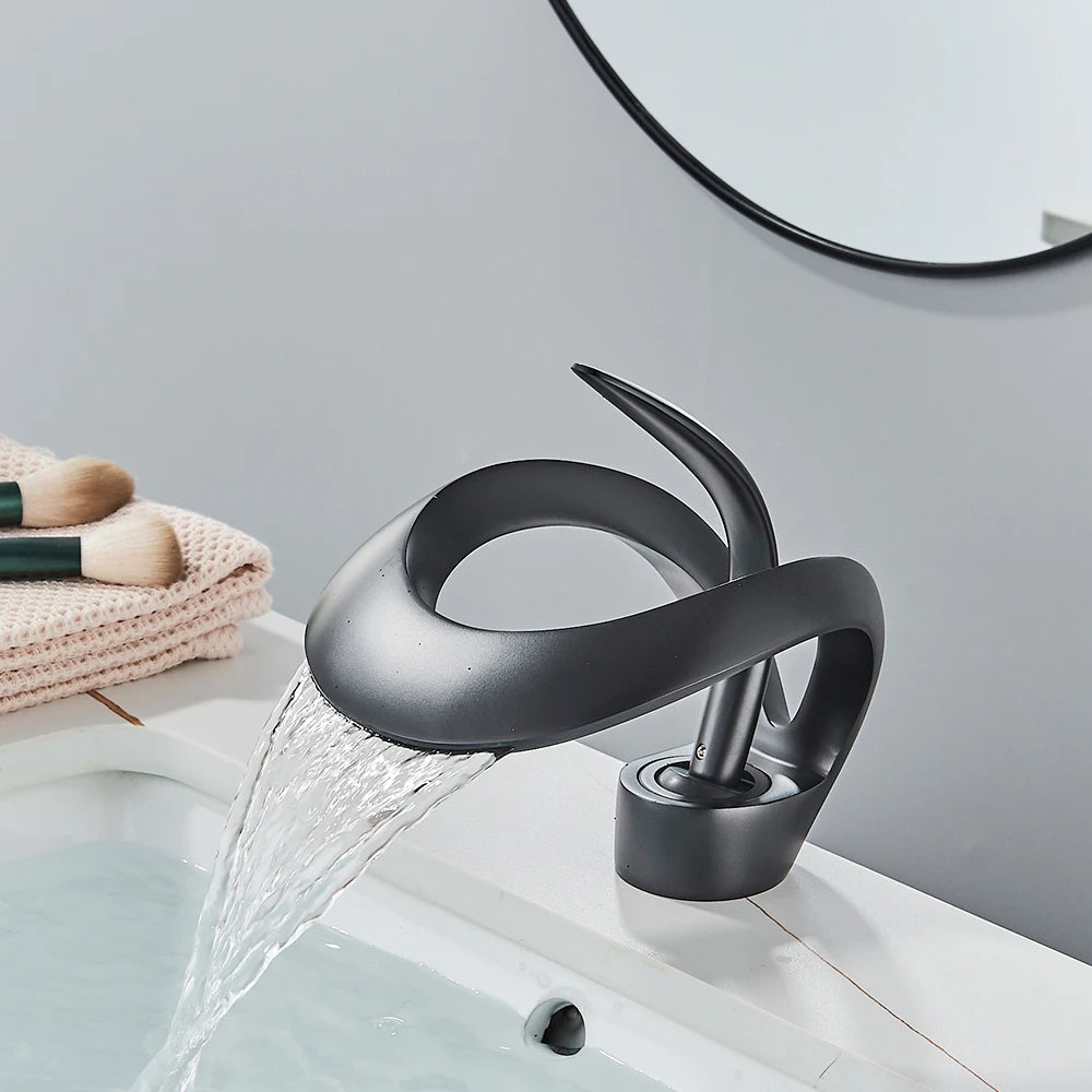 Waterfall Basin Mixer Tap - Flowarc 4