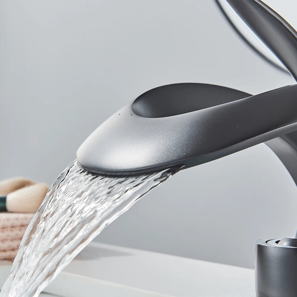 Waterfall Basin Mixer Tap - Flowarc 7