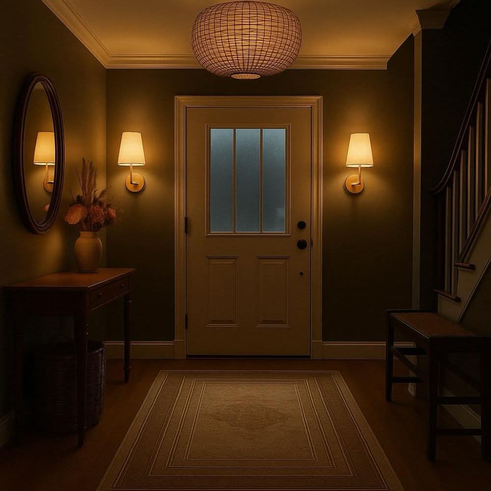 Wireless Fabric Wall Sconce Lights with Remote Control - Dimmable 2-Pack 2