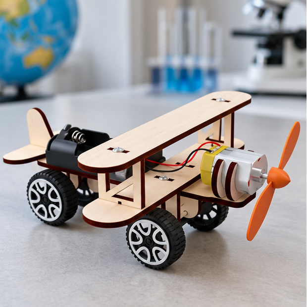 Royeva Wooden STEM Building Toy Educational Car Kit For Kids