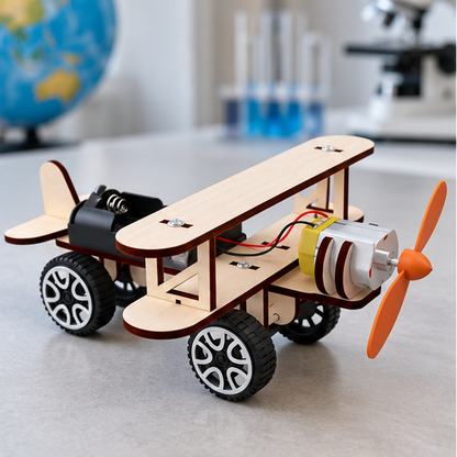 Royeva Wooden STEM Building Toy Educational Car Kit For Kids