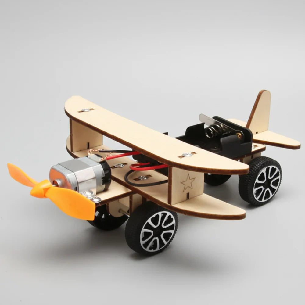 Wooden DIY STEM Car Building Kit Creative Learning Toy for Kids 1