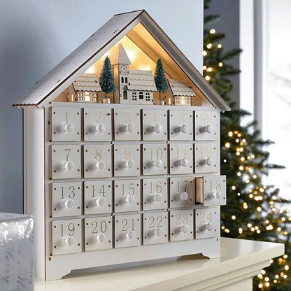 Wooden House Advent Calendar 3
