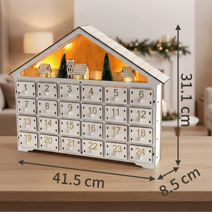 Wooden House Advent Calendar 5