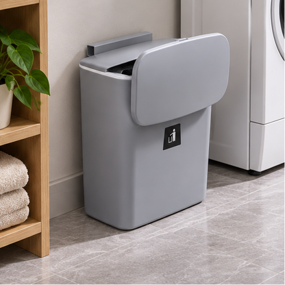 Royeva Slim Wall Mounted Trash Can With Odor Seal-Kitchen Waste Bin