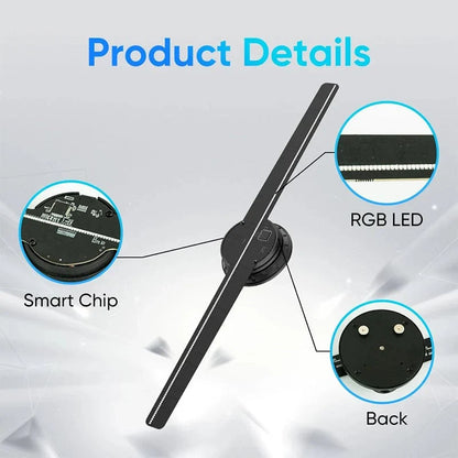 Royeva 3D Hologram LED Fan Projector-High Resolution Advertising Display