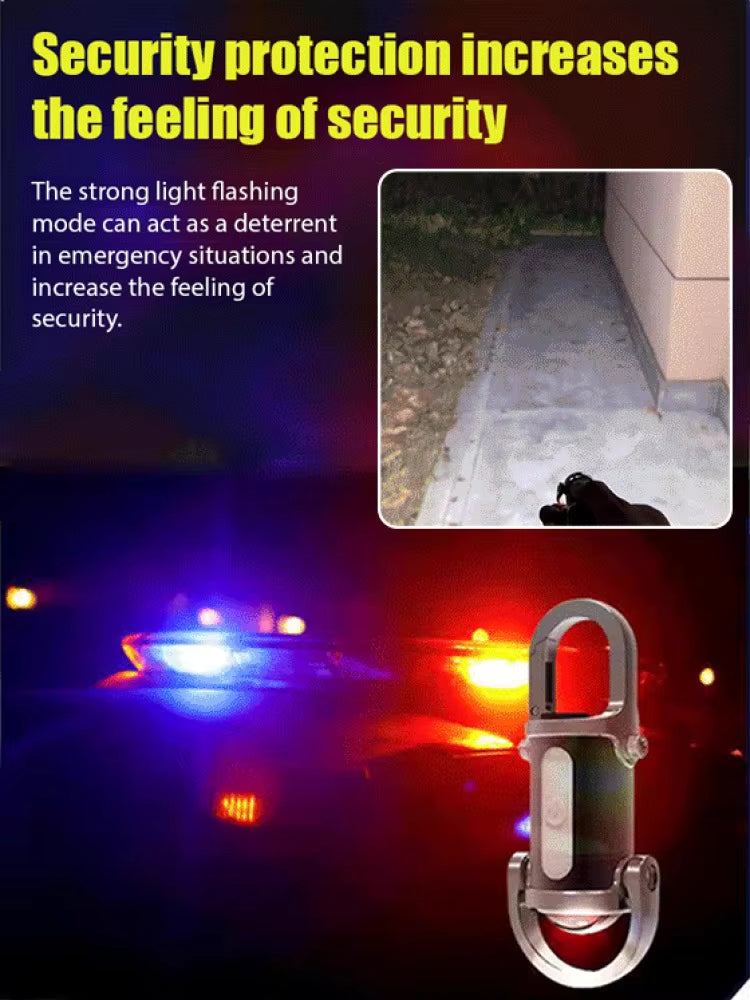 Sovere Mini Keychain Flashlight - Rechargeable LED Pocket Light with 7 Modes