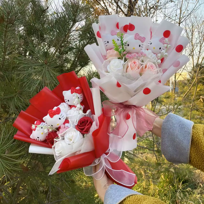 Royelle Hello Kitty Flower Bouquet - Charming Gift for Birthdays and Special Occasions