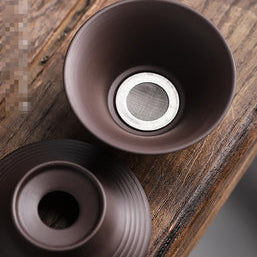 Royora Portable Clay Gongfu Tea Set with Travel Case
