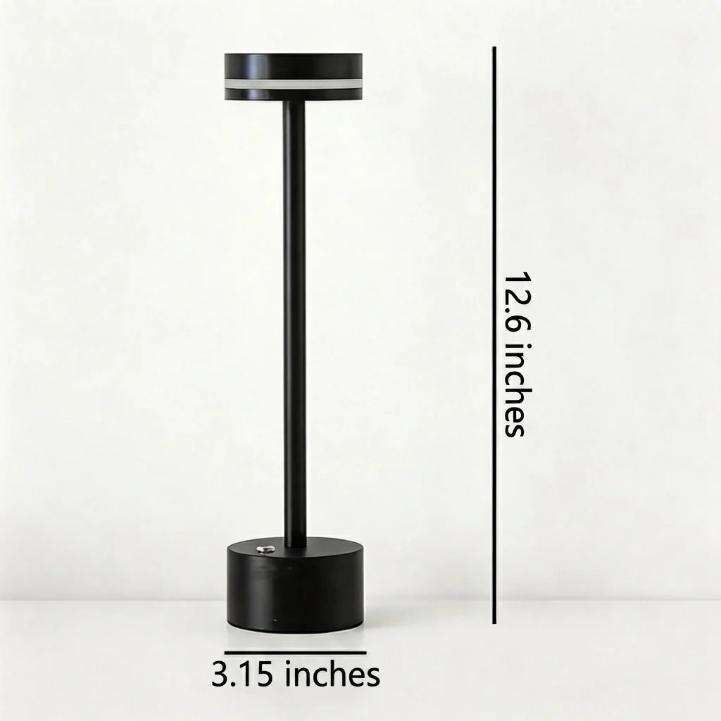 Royeva Cordless LED Table Lamp with Touch Control & USB Rechargeable Battery