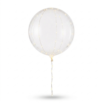 Royeva Transparent LED Light Up Balloons-Party Decor Set