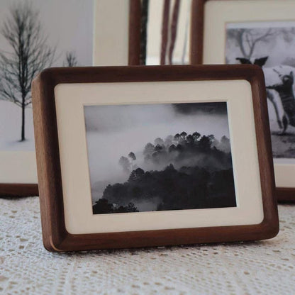 Eloria Wooden Picture Frame for Wedding & Portrait Photos - Multiple Sizes