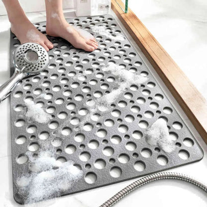 Novara Non-Slip Shower Mat for Bathroom Tubs - Suction Cup Grip, Mildew Resistant